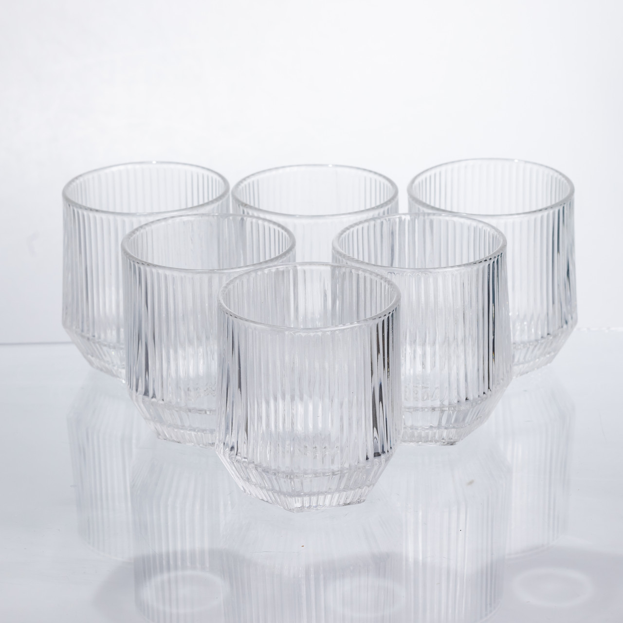 Набор стаканов 6 шт. 250 мл для напоїв Прозорий HP-19-LJB-1 – купити в Україні недорого