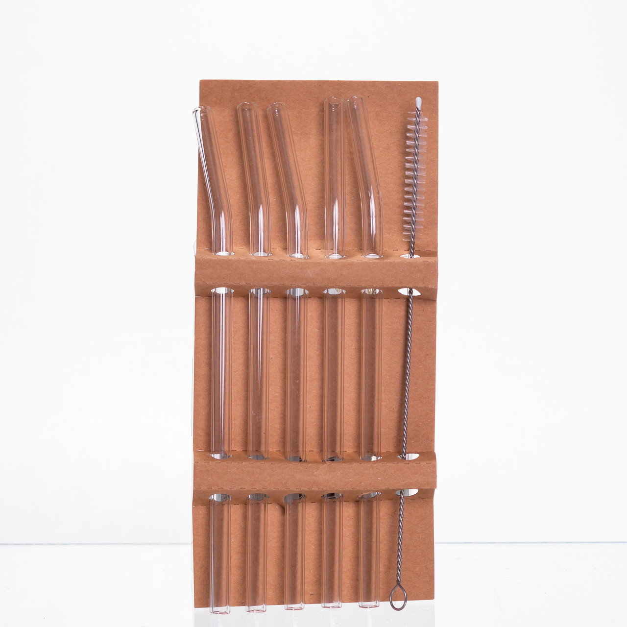 Набір скляних трубочок із щіточкою (5+1) 64486-79_64486-79_Milantium_2