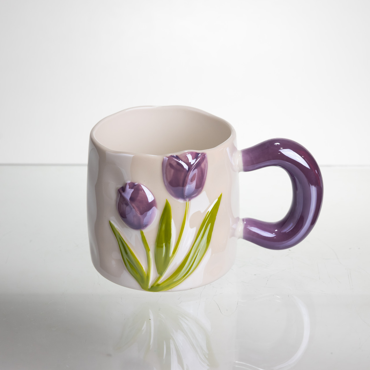 святкова кружка чашка на подарунок Фіолетовий FM-40C_FM-40C_Milantium_1