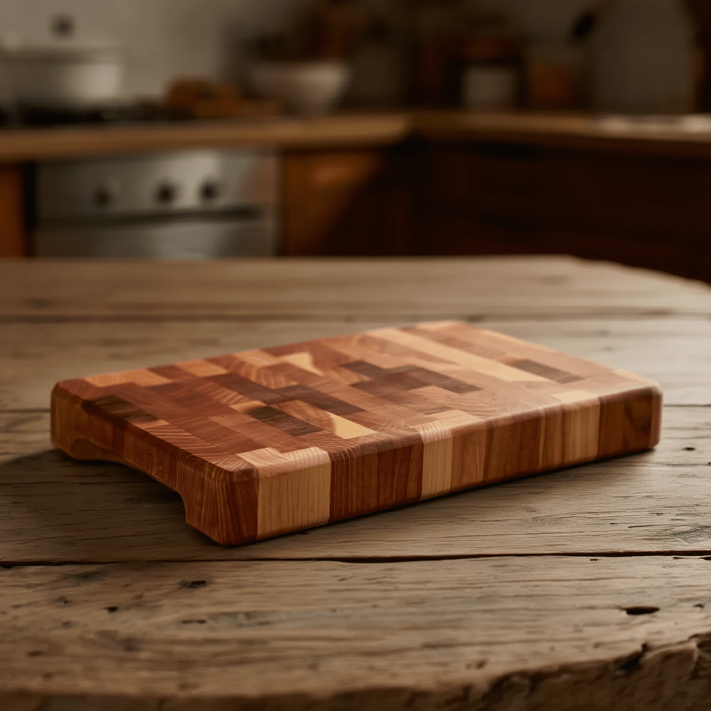 Обробна дошка з дуба 25*40 см Доміно