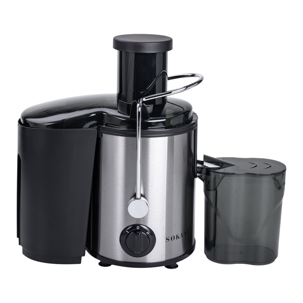 Соковижималка шнекова електрична з чашею Sokany SK-4000 800 Вт Чорна – купити в Україні недорого