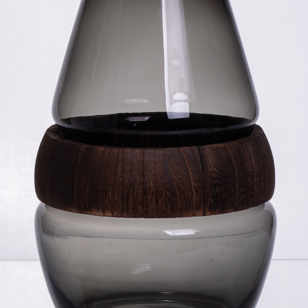 Скляна ваза з деревом кругла прозора HP-32-6_HP-32-6_Milantium_3