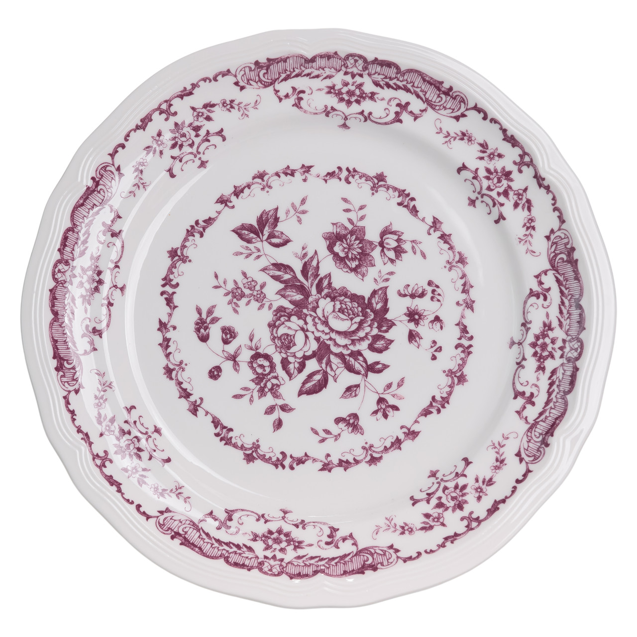 Столовий набір посуду тарілок 16 (шт) на 4 персони Bissi порцеляновий