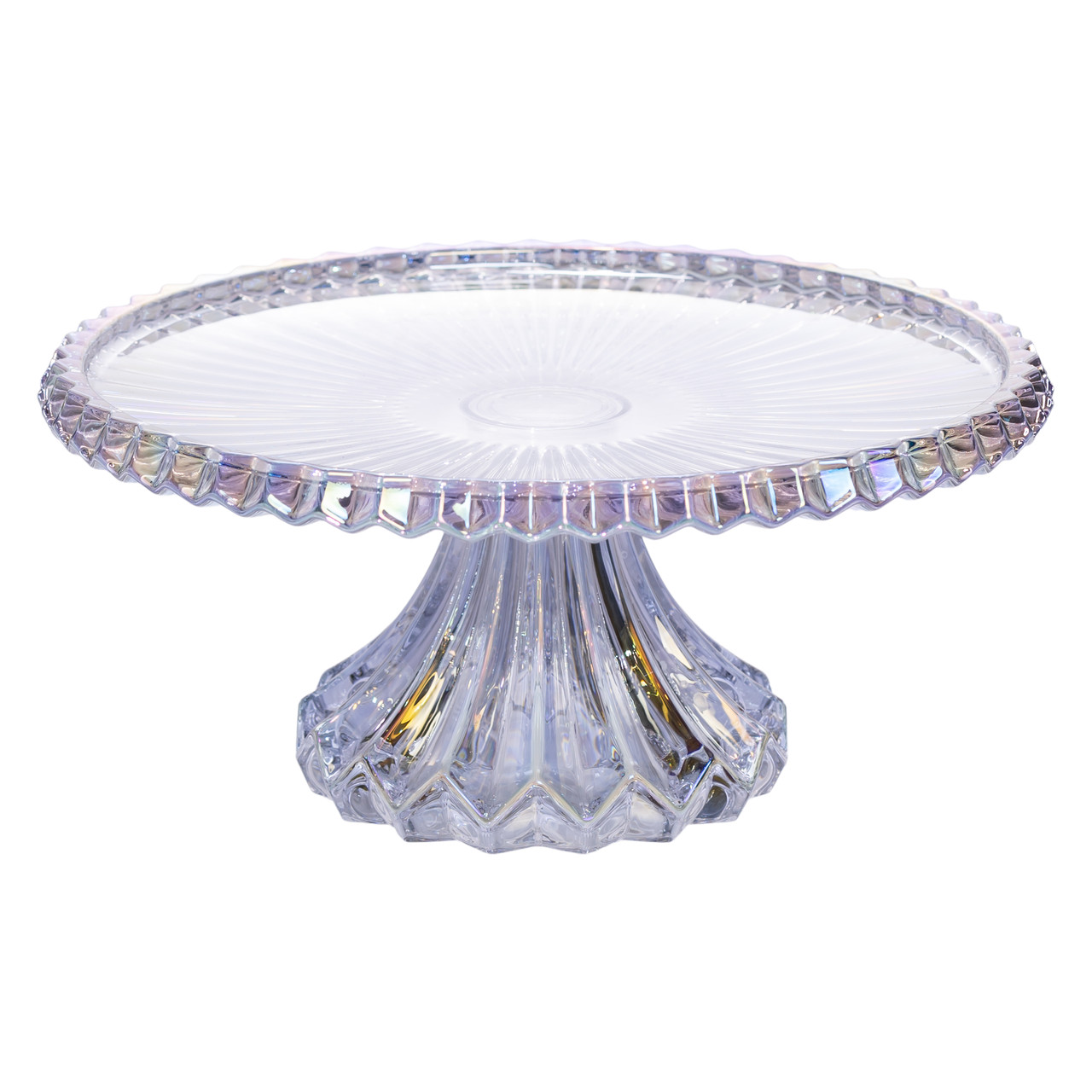 Тортівниця на ніжці Ø26 см скляна кругла HP-19-148_HP-19-148_Milantium_4