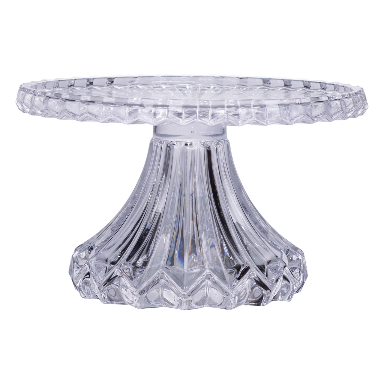 Тортівниця на ніжці Ø26 см скляна підставка для торта, капкейків, тістечок HP-19-138S – купити в Україні недорого