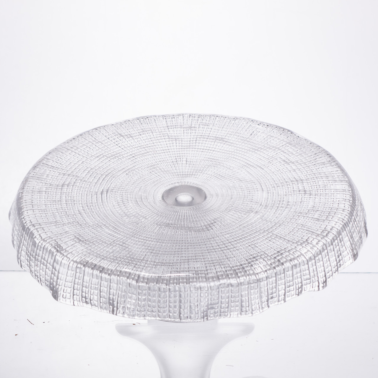 Тортівниця скляна на ніжці прозора Yiwu 64486-54_64486-54_Milantium_4