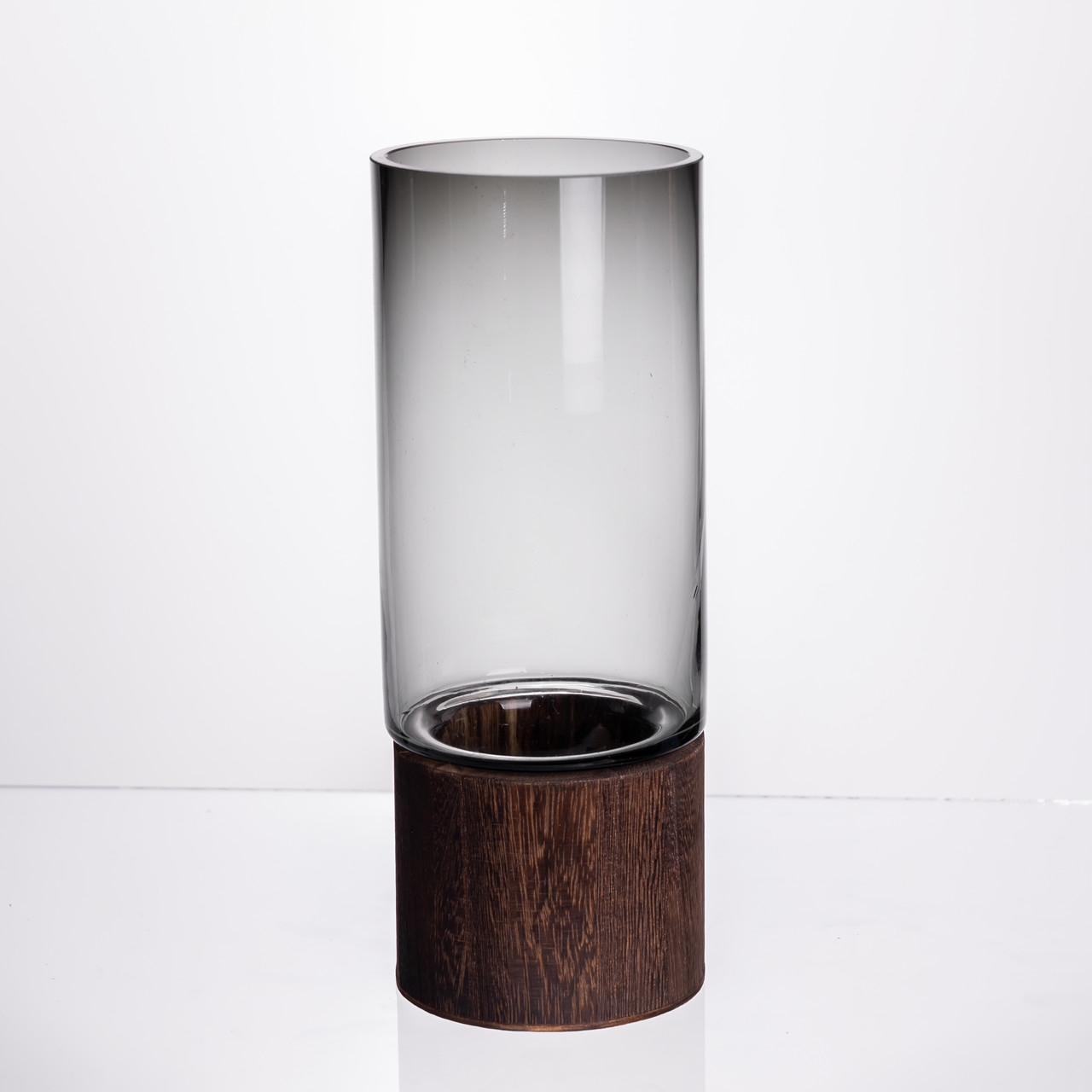 Ваза для квітів кругла скляна 25.5 (см) декоративна HP-19-162-2 – купити в Україні недорого