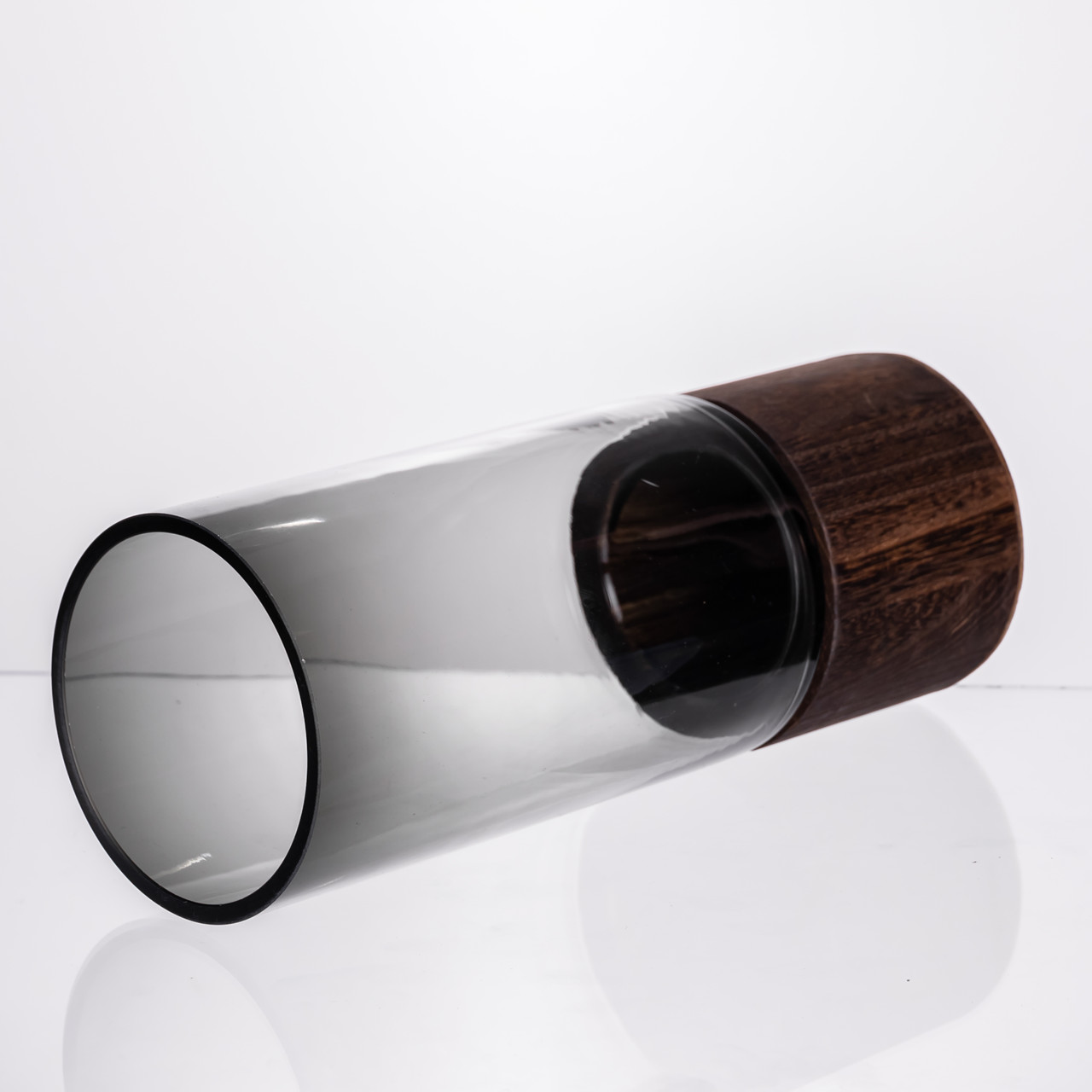 Ваза для квітів кругла скляна 25.5 (см) декоративна HP-19-162-2_HP-19-162-2_Milantium_3