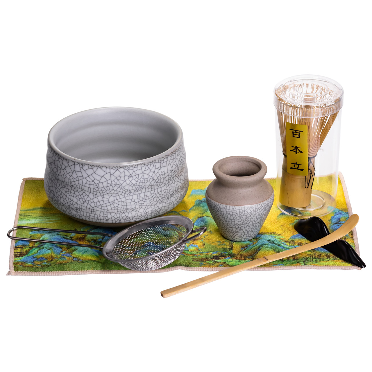 Набор для медитации для приготовления чая Матча в японском стиле. (7 предметов) - купить в Украине недорого