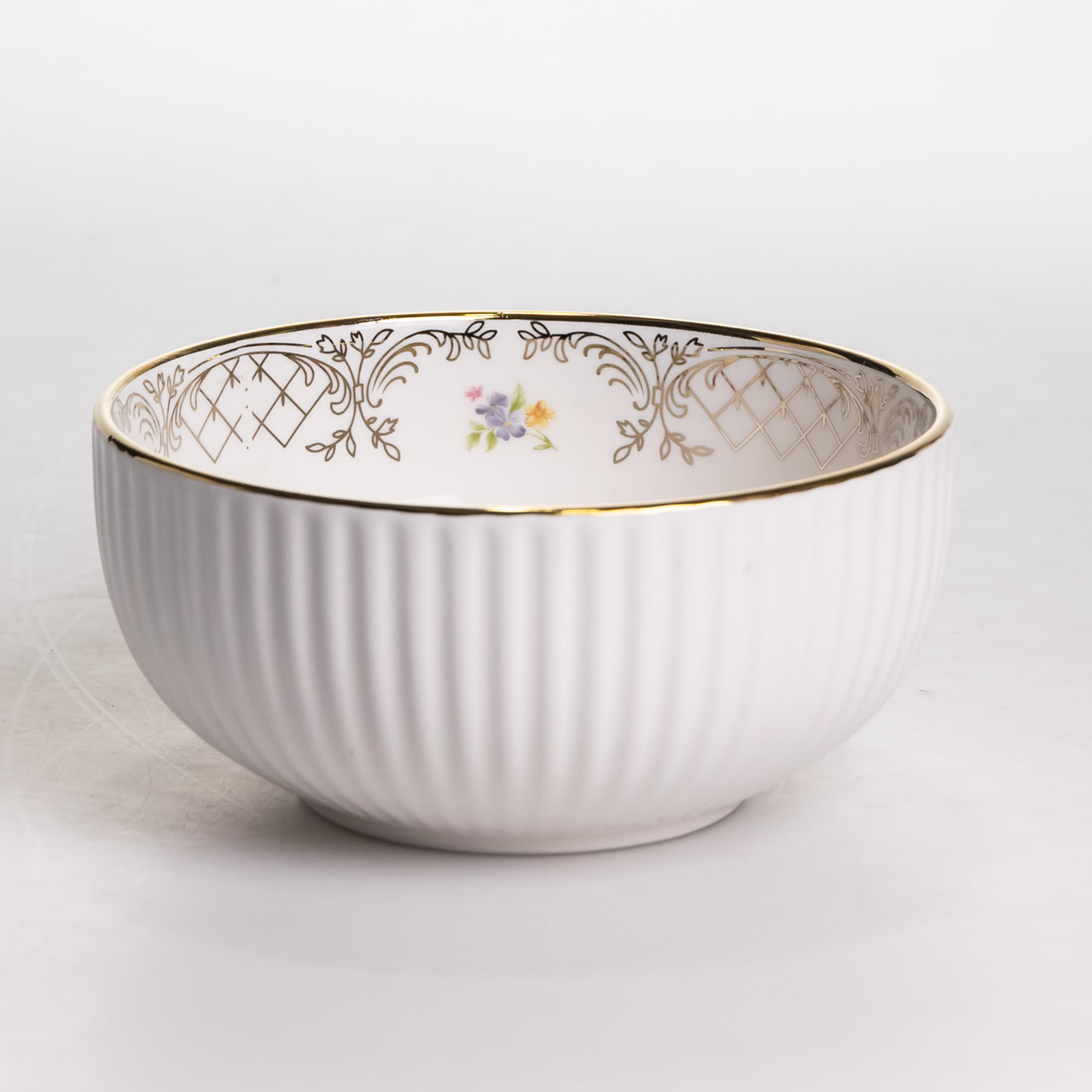 Столовий набір посуду тарілок і чашок 32 предмети на 6 персон «Золотий Кант» порцеляновий TH-32_TH-32_Milantium_3