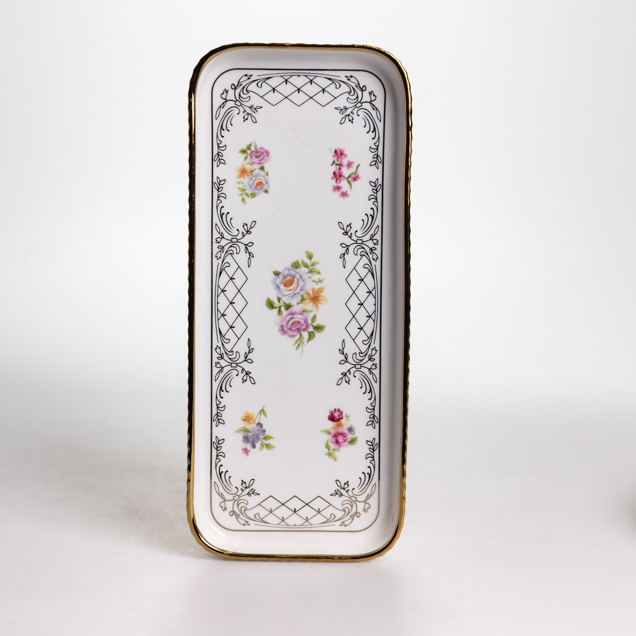 Столовий набір посуду тарілок і чашок 32 предмети на 6 персон «Золотий Кант» порцеляновий TH-32_TH-32_Milantium_5