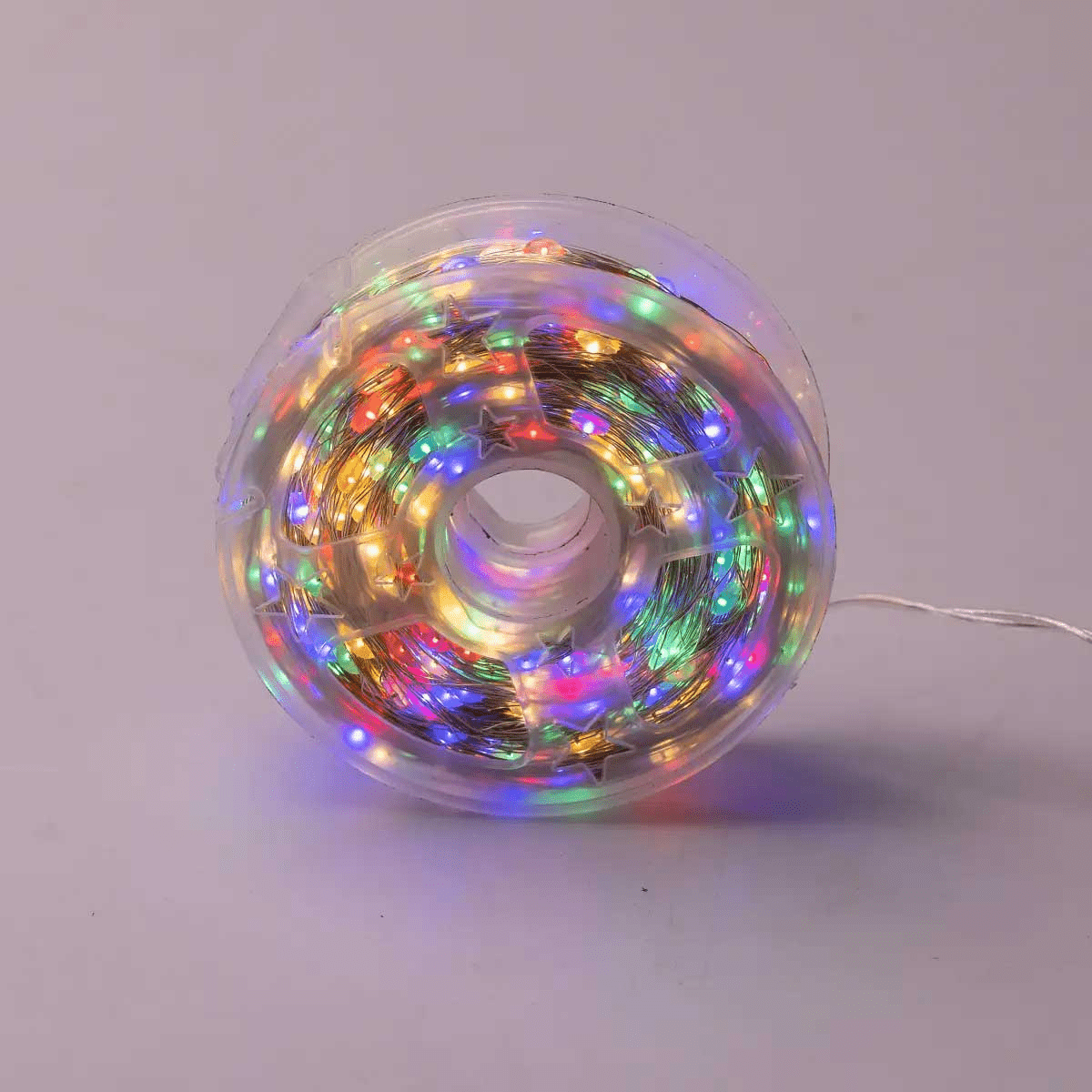 Світлодіодна гірлянда Роса нитка 500 LED длина 50 м від мережі біла нитка з пультом Мультиколор 500L50MWМL_500L50MWМL_Milantium_3